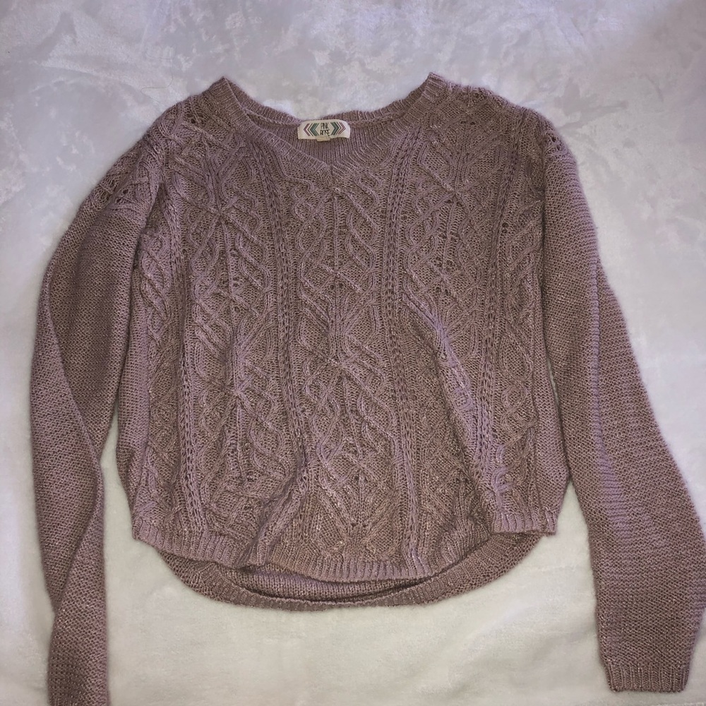cozy knit sweater